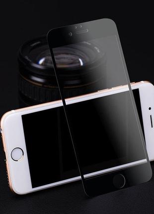 Защитное стекло apple iphone 6 plus / 6s plus full cover черный 0.26mm в упаковке
