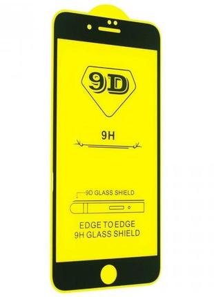 Захисне скло tdg 9d для apple iphone se 2022 full glue чорний 0,26 мм в упаковці