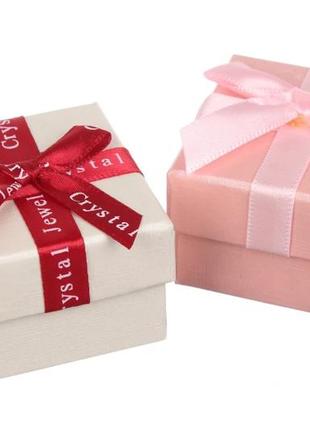 Подарункові коробочки для біжутерії 5*5 см (упаковка 24 шт)3 фото