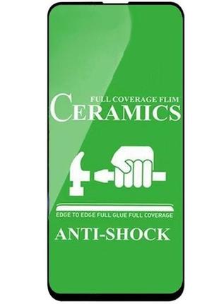 Захисне скло-плівка fiji ceramics для xiaomi redmi note 10 / note 10s чорний full glue 0,26 мм в упаковці