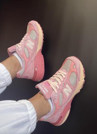 Женские кроссовки new balance 993 joe freshgoods pink4 фото