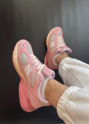 Женские кроссовки new balance 993 joe freshgoods pink2 фото