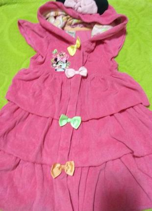 Пляжный халат disney 4t в идеальном состоянии