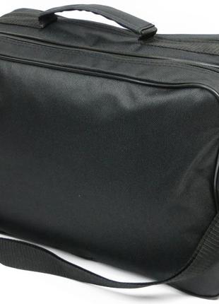 Практична сумка-портфель wallaby 2633 black, чорний5 фото