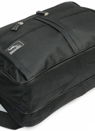 Практична сумка-портфель wallaby 2633 black, чорний6 фото