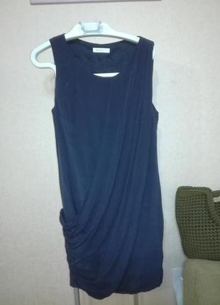 Крутое шёлковое платье selected femme, р.10 (8) s/m