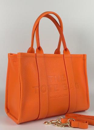 Marc jacobs medium tote bag orange