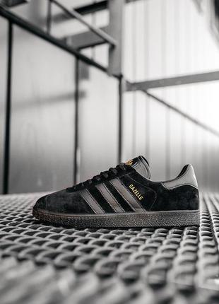 Adidas gazelle black gold