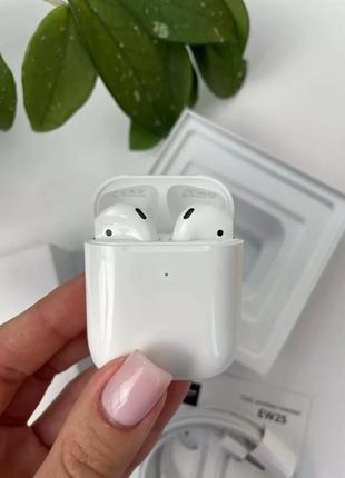 Беспроводные наушники air pod 2 hoco ew25 (белый)