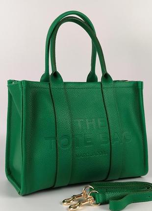 Marc jacobs medium tote bag green