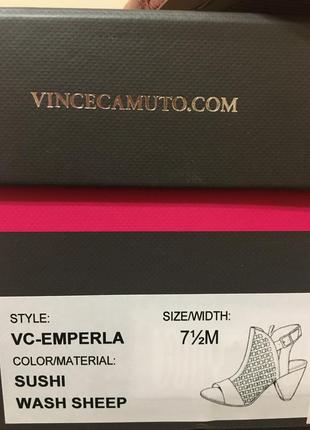 Босоножки сандали emperla peep toe vince camuto5 фото