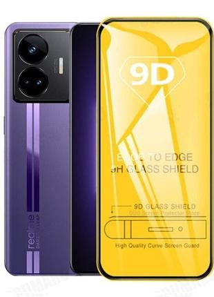 Защитное стекло tdg 9d для realme gt neo 5 5g / gt neo 5 se 5g черный full glue 0,26 мм