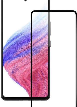 Защитное стекло lux для samsung galaxy a53 5g (a536) full сover черный 0,3 мм в упаковке