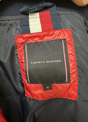 Куртка бомбер tommy hilfiger оригинал в идеале хл размер3 фото