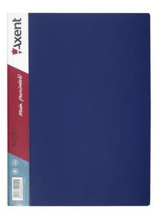 Папка з файлами axent 60 sheet protectors, blue (1060-02-а)