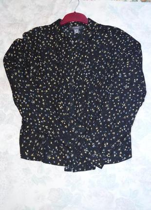 Рубашка-блуза от primark большого размера c рукавами летучая мышь1 фото