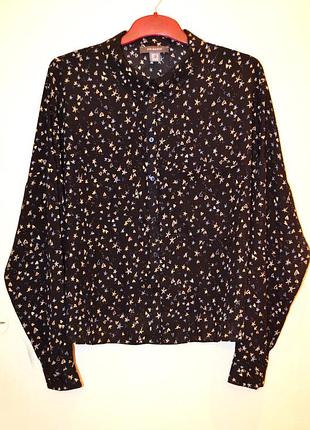 Рубашка-блуза от primark большого размера c рукавами летучая мышь3 фото