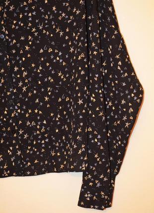 Рубашка-блуза от primark большого размера c рукавами летучая мышь7 фото