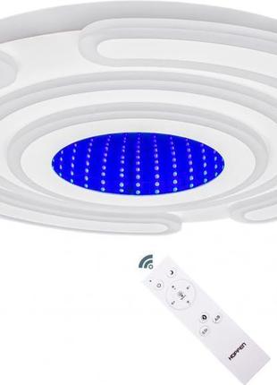 Люстра світлодіодна hopfen en rgb tunnel з пультом дк 70 вт білий