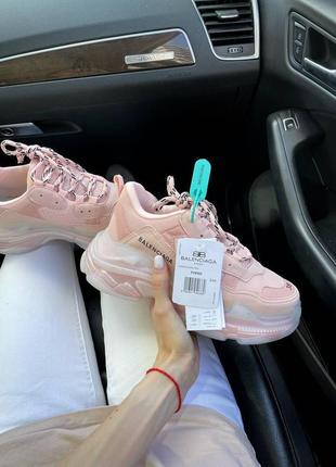 Жіночі кросівки balenciaga triple s clear