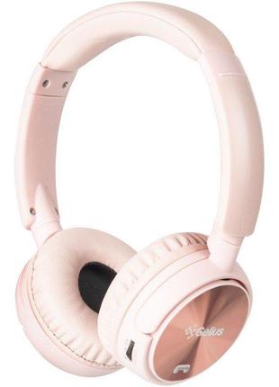 Навушники bluetooth бездротові gelius pro crossfire (gp hp-007) накладні з мікрофоном pink