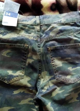 Zara новые брюки кюлоты унисекс 34р8 фото