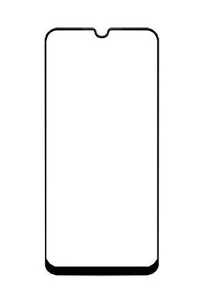 Защитное стекло lux для blackview a80 full сover черный 0,3 мм в упаковке