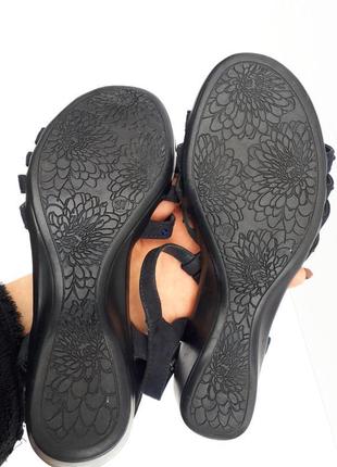 Комфортные босоножки сандалии замшевые/graceland германия/37p6 фото
