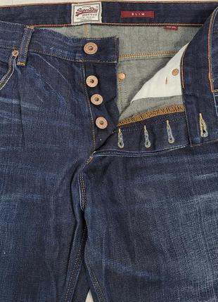 Джинсы superdry super dry 34/34 ( новые )6 фото