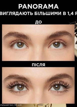 Туш для вій l’oréal paris volume million lashes panorama5 фото