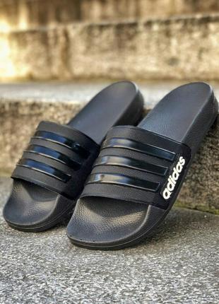 Шльопанці adidas classic black шльопки шльопанці шльопанці2 фото