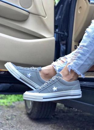 Шикарні рефлективні кеди converse grey кросівки кросівки кеді classic