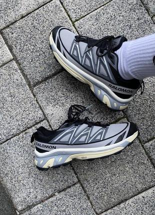 Кроссовки salomon xt6 black/grey