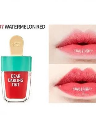 Тинт для губ etude house dear darling water gel tint ice cream тон rd3072 фото