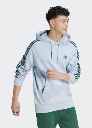 Худі essentials french terry 3-stripes sportswear ij8680