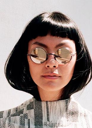 Актуальные зеркальные круглые очки