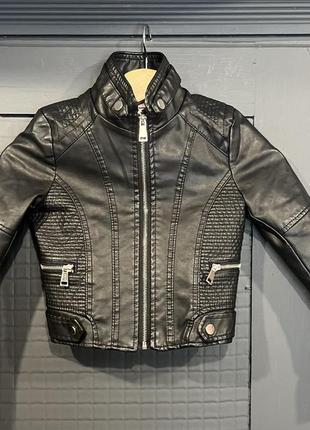 Косуха, кожаная курточка, весенняя куртка, курточка для девочки