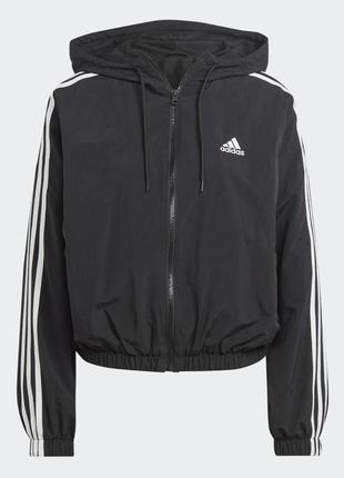 Вітровка essentials 3-stripes woven sportswear ht33996 фото