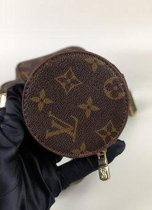 Louis vuitton pochete multi brown/green2 фото