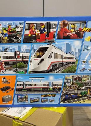 Конструктор lego city trains скоростной пассажирский поезд (60051)2 фото