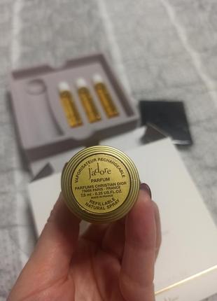 Dior jadore parfum purse spray and refills набор (edt/4х7,5ml) винтаж5 фото