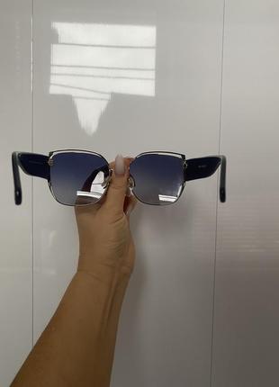 Женские солнечные очки брендовые модные большие бабочки в оправе enni marco is 11-6185 фото