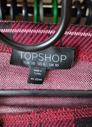 Тепла спідниця в клітинку від topshop у розмірі eur 383 фото