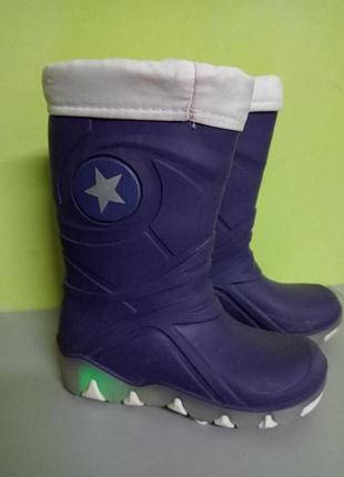 Резинки теплые,чобитки 24-25р.