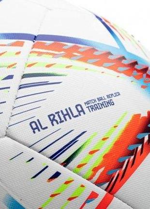 М'яч футбольний adidas 2022 world cup al rihla training h57798 (розмір 5)4 фото