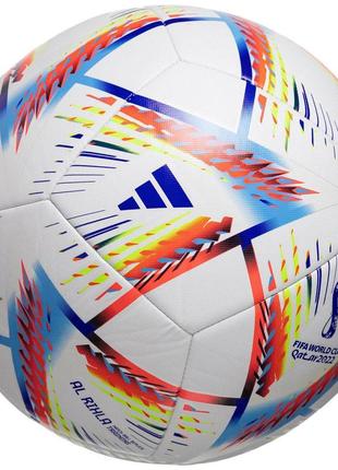 М'яч футбольний adidas 2022 world cup al rihla training h57798 (розмір 5)2 фото