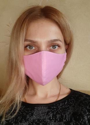 Маска защитная для лица в три и в два слоя в ассортименте