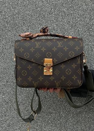 Сумка louis vuitton pochette metis new brown/green