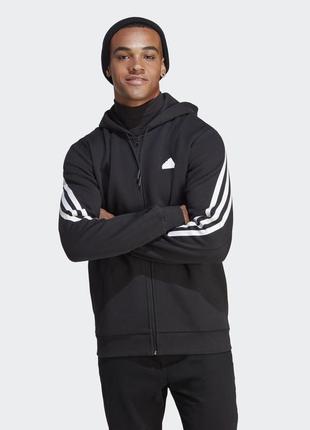 Худі future icons 3-stripes full-zip sportswear ic6712