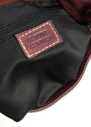 Сумка кожаная, кроссбоди, genuine leather. натуральная кожа.10 фото